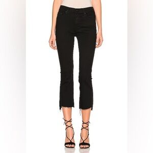 NWOT MOTHER The Looker Ankle Fray Jeans in Guilty as Sin size 29